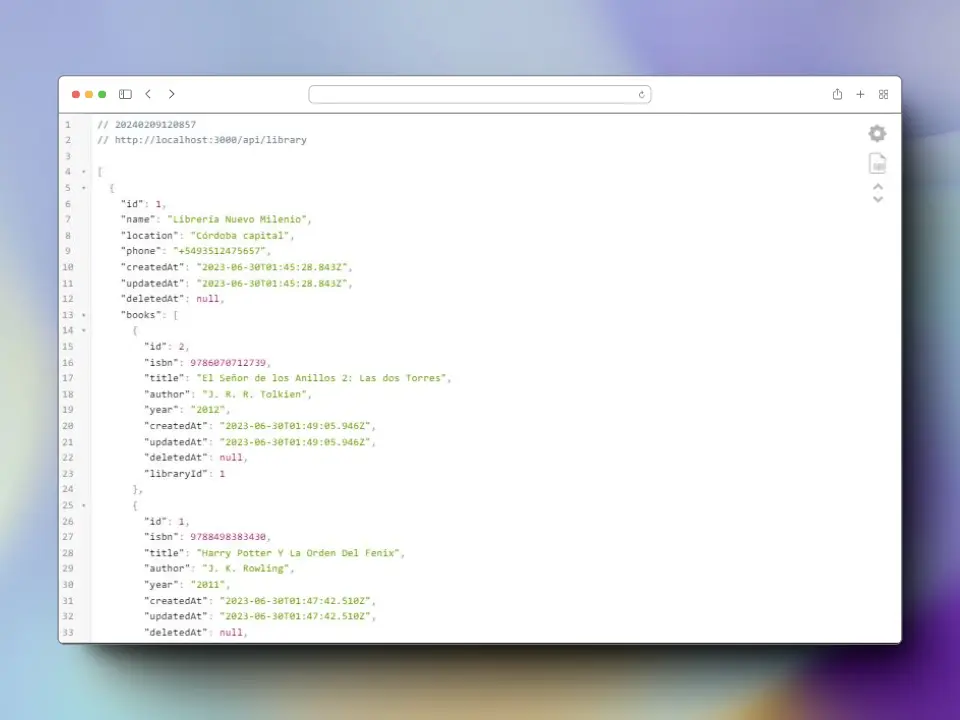 Proyecto API Rest - Gestión Biblioteca